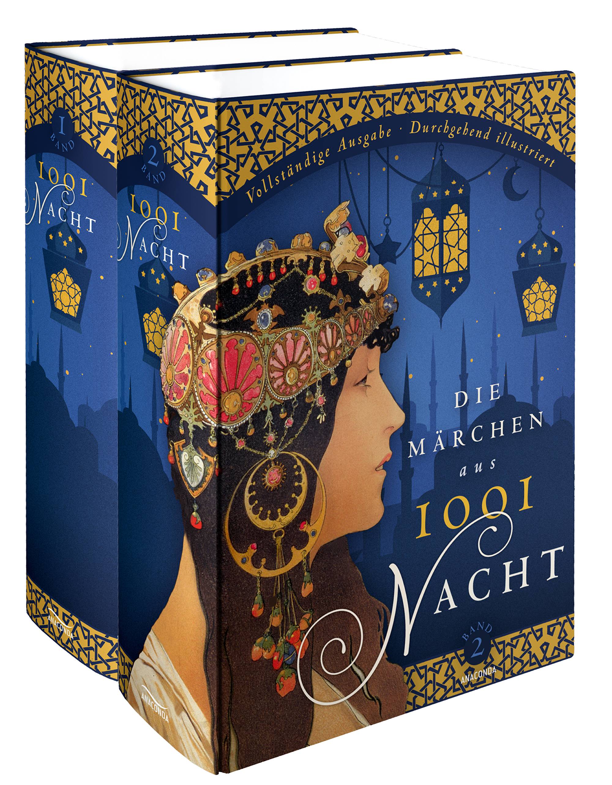 Die Märchen aus 1001 Nacht - Vollständige Ausgabe (2 Bände) Durchgehend illustriert