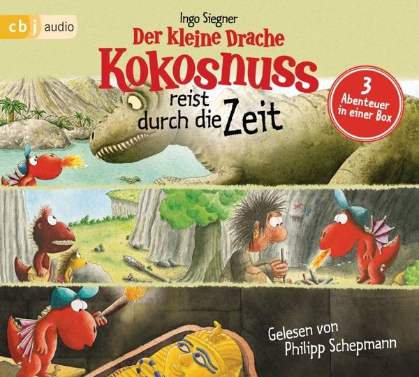 Der kleine Drache Kokosnuss reist durch die Zeit Drei spannende Abenteuer in einer Box: Der kleine Drache Kokosnuss bei den Dinosauriern, Der kleine D