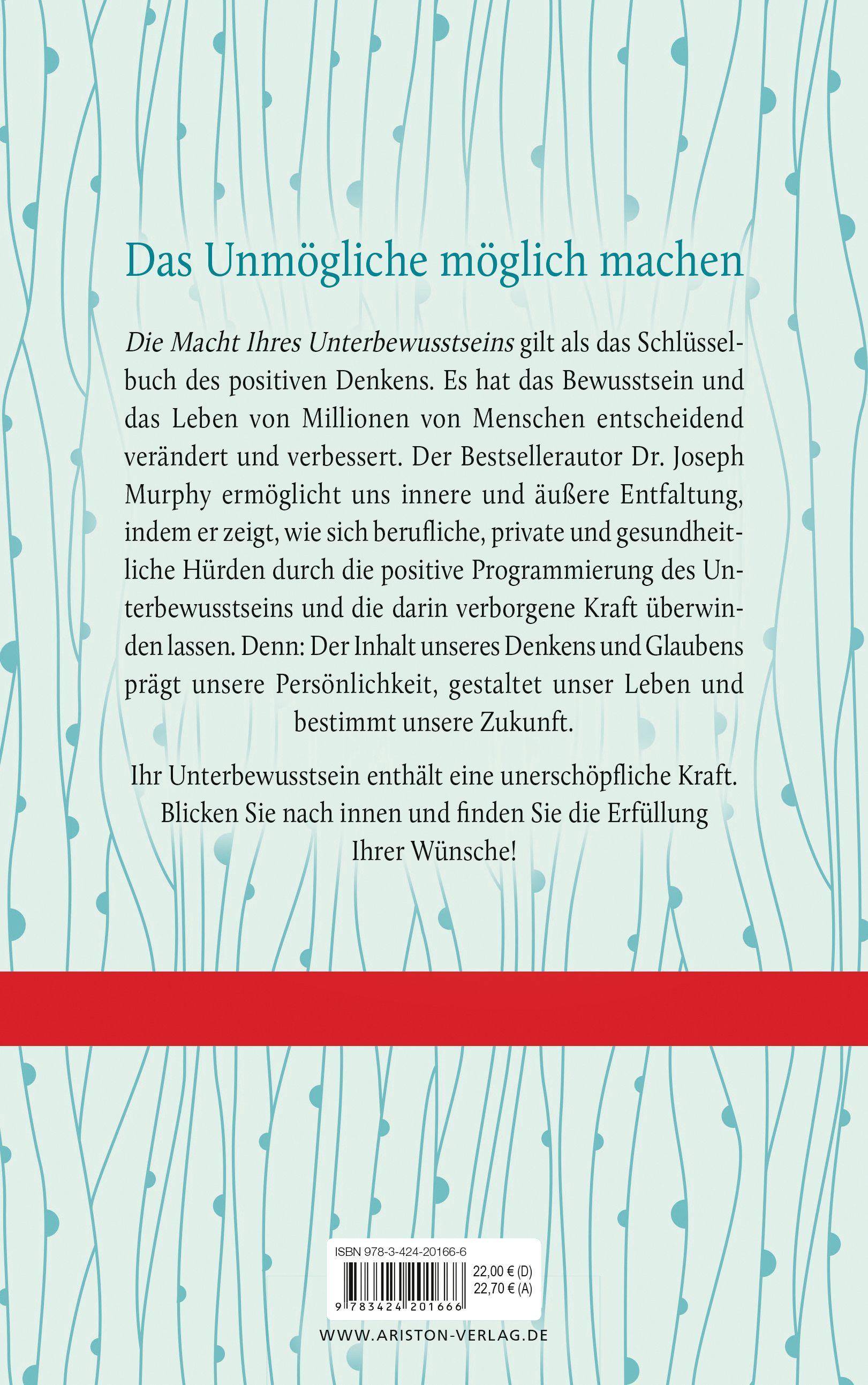 Die Macht Ihres Unterbewusstseins Das Original
