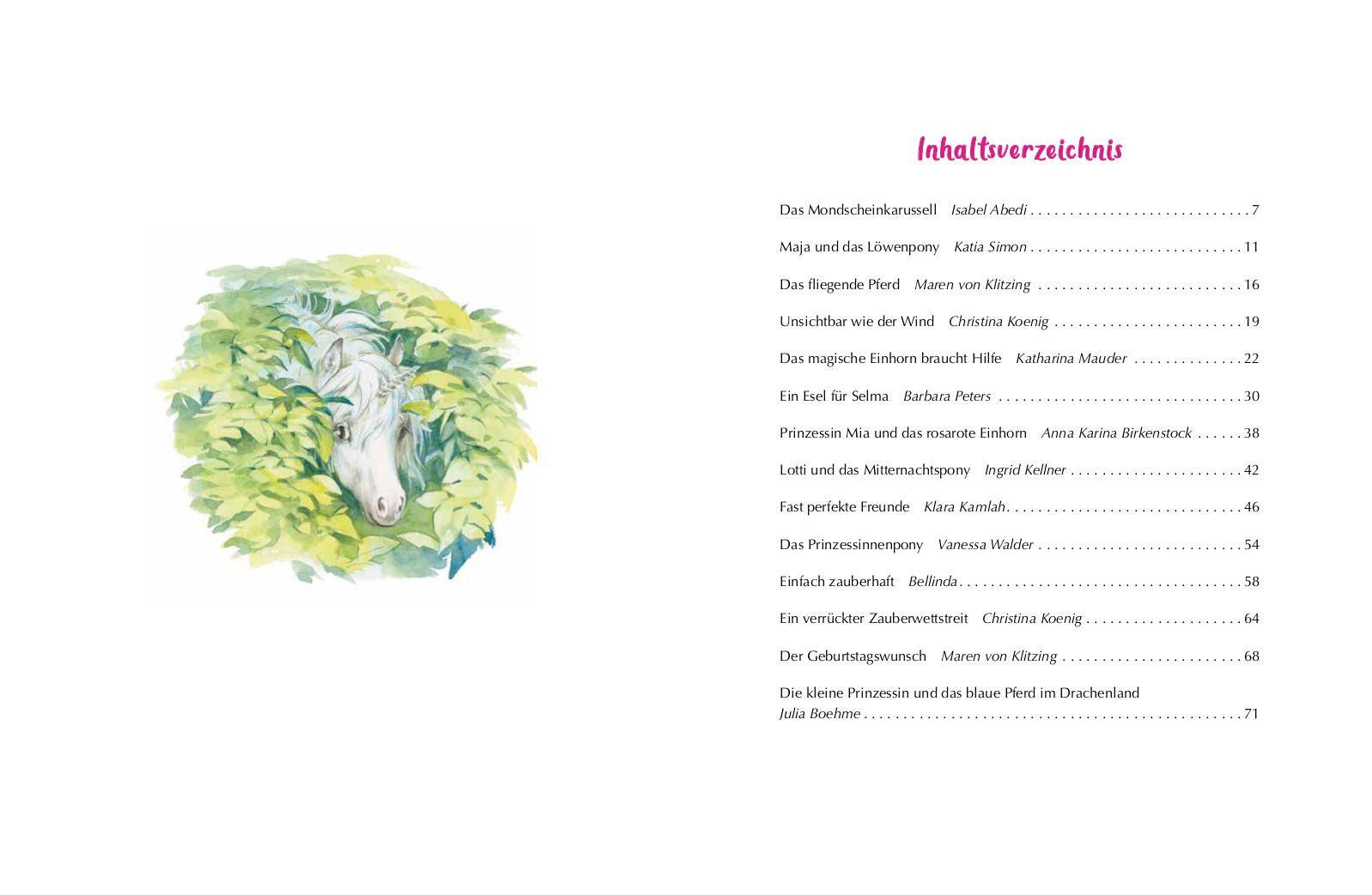 Meine liebsten Einhorngeschichten Das Vorlesebuch mit verschiedenen Geschichten für Kinder ab 5 Jahren