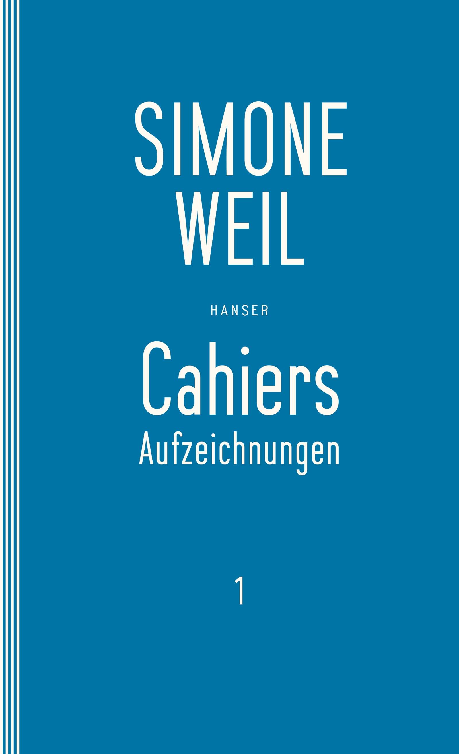 Cahiers 1 Aufzeichnungen