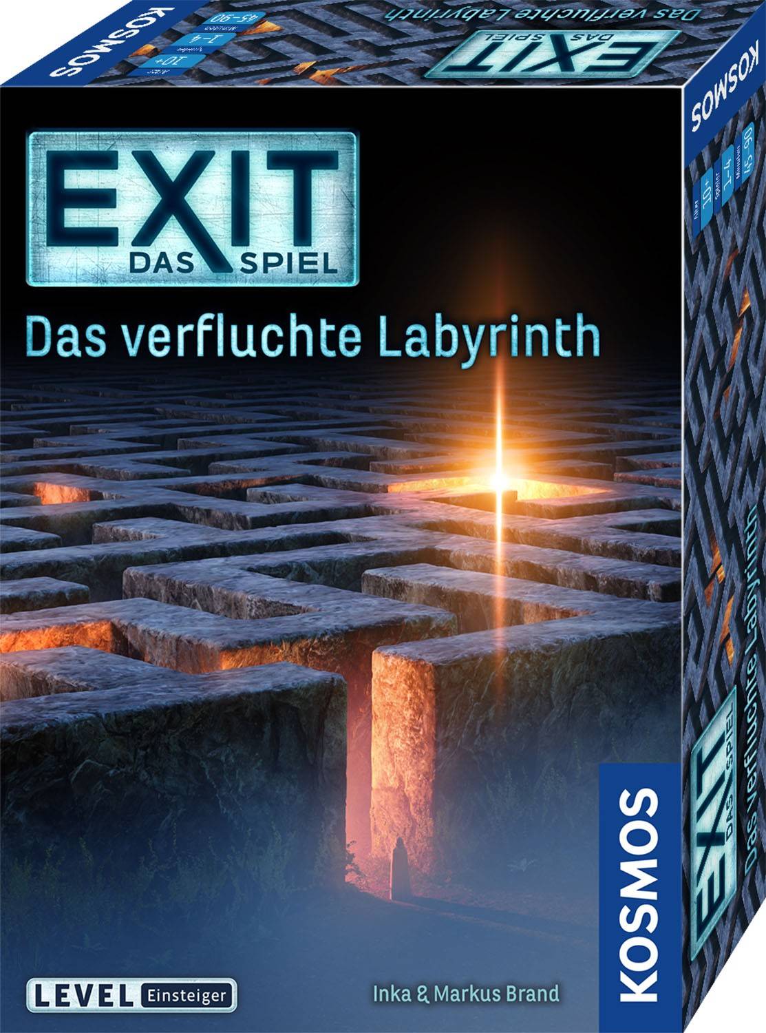 EXIT Das Spiel - Das verfluchte Labyrinth  Spieleranzahl: 1-4, Spieldauer (Min.): 45-90, Strategiespiel, Level: Einsteiger, Losspielen ohne Regellesen