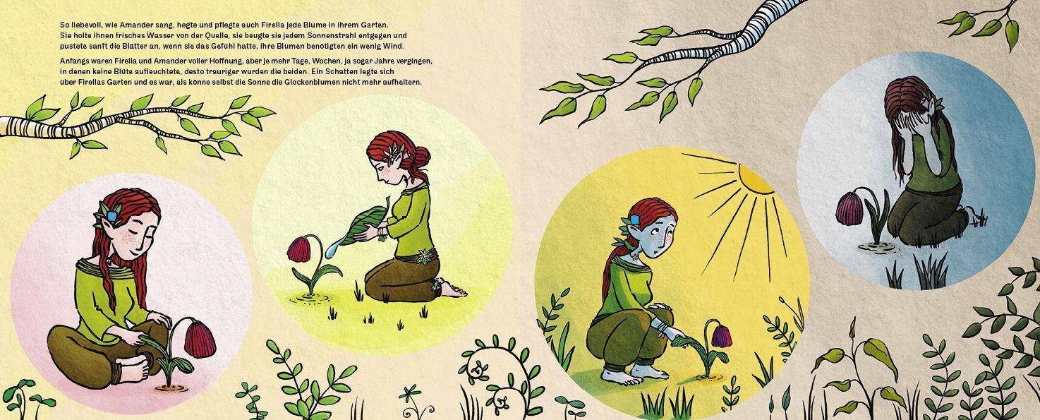 Die Glockenelfen Einfühlsame Elfen-Geschichte über unerfüllten Kinderwunsch und Familiengründung. Bilderbuch ab 4 Jahren zum Vorlesen.. Bilderbuch