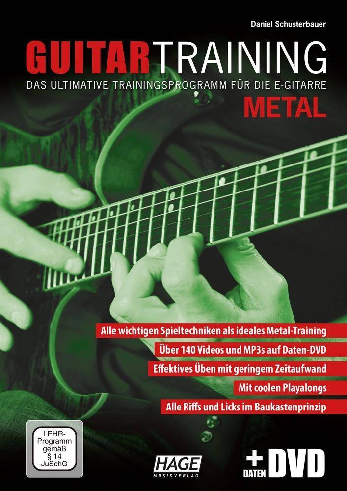 Guitar Training Metal (mit Daten-DVD) Das ultimative Trainingsprogramm für die E-Gitarre