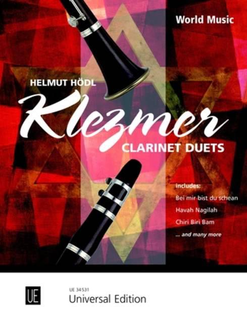 Klezmer Clarinet Duets, für 2 Klarinetten für 2 Klarinetten. Spielpartitur.