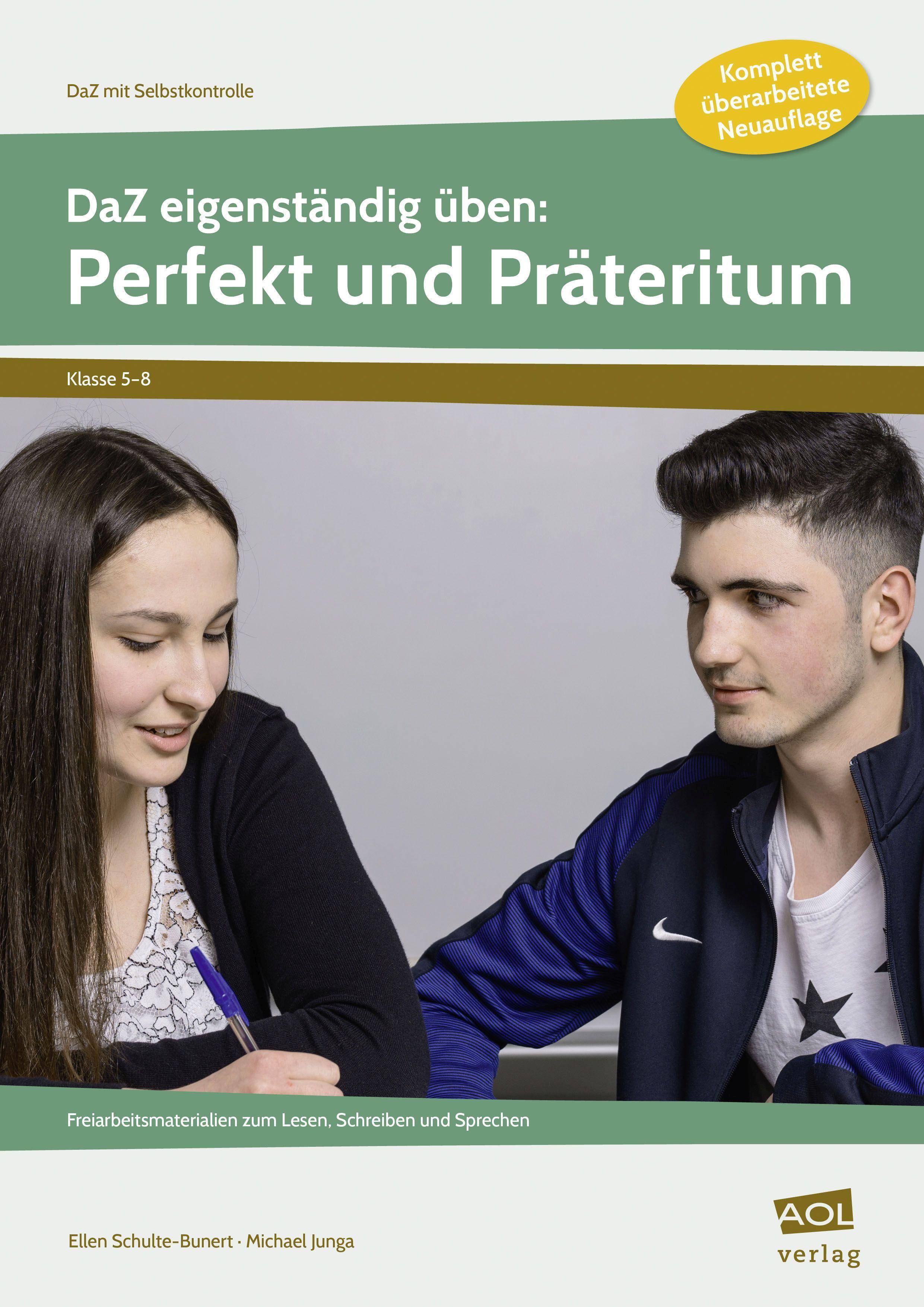 DaZ eigenständig üben: Perfekt & Präteritum - SEK Freiarbeitsmaterialien zum Lesen, Schreiben und Sprechen (5. bis 8. Klasse)
