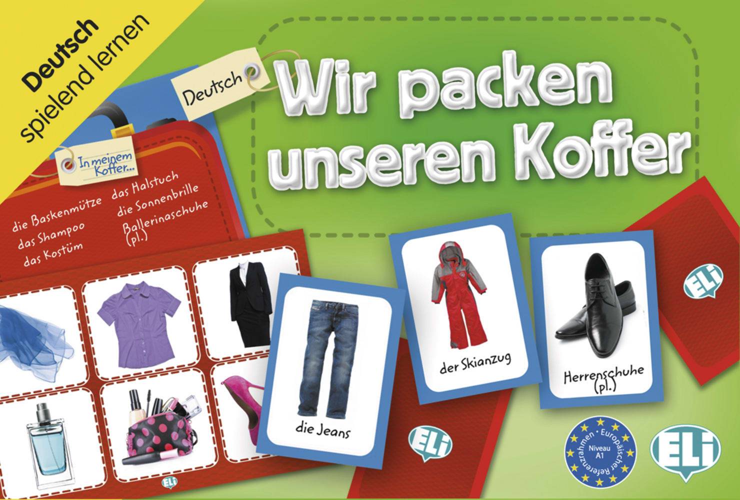 Wir packen unseren Koffer (Spiel) Niveau A1