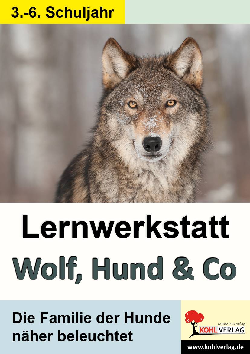 Lernwerkstatt Wolf, Hund & Co Die Familie der Hunde näher beleuchtet. 3.-6. Schuljahr