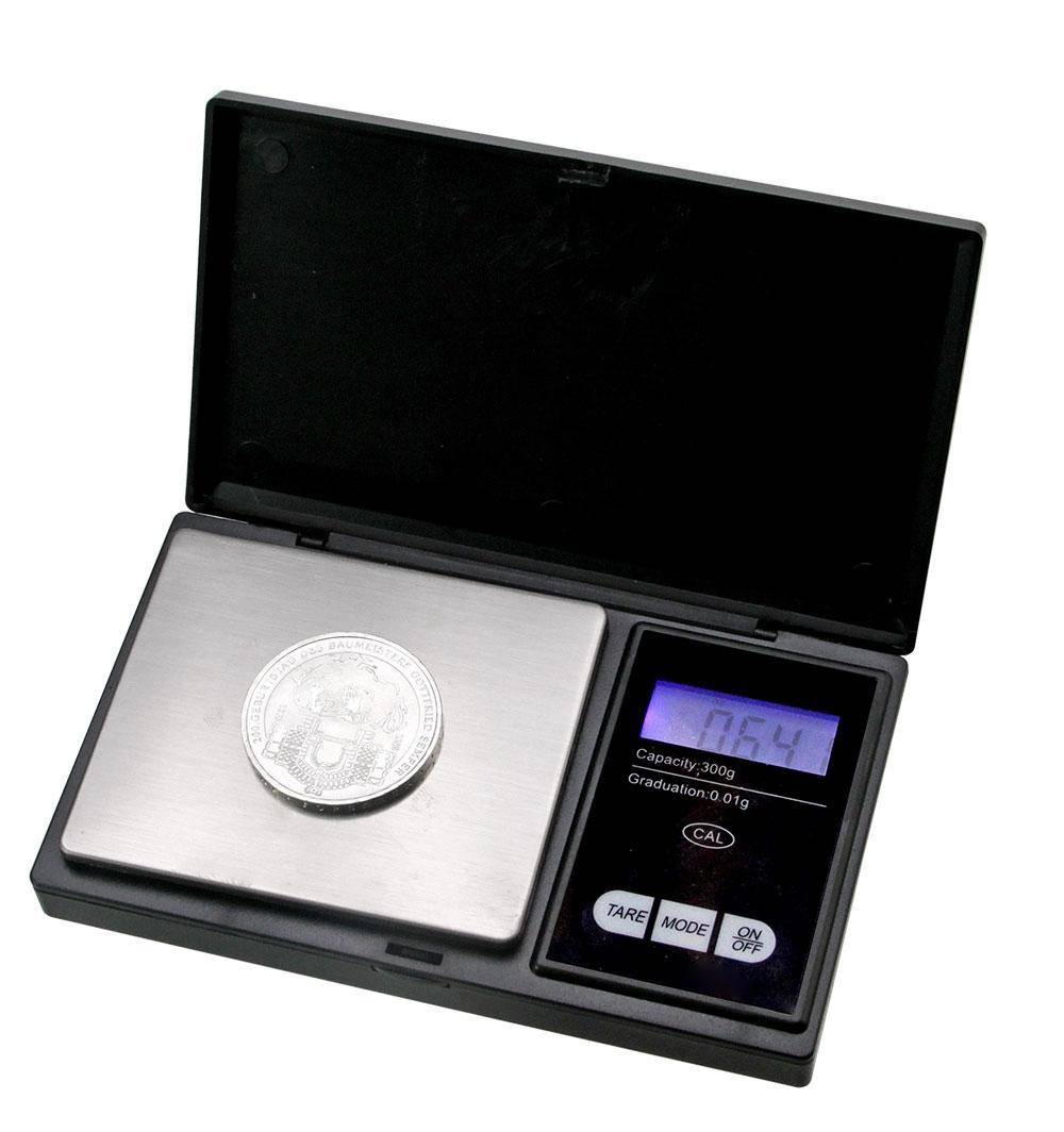 Gold-/ Feinwaage 1/100 gr, 300g Max
