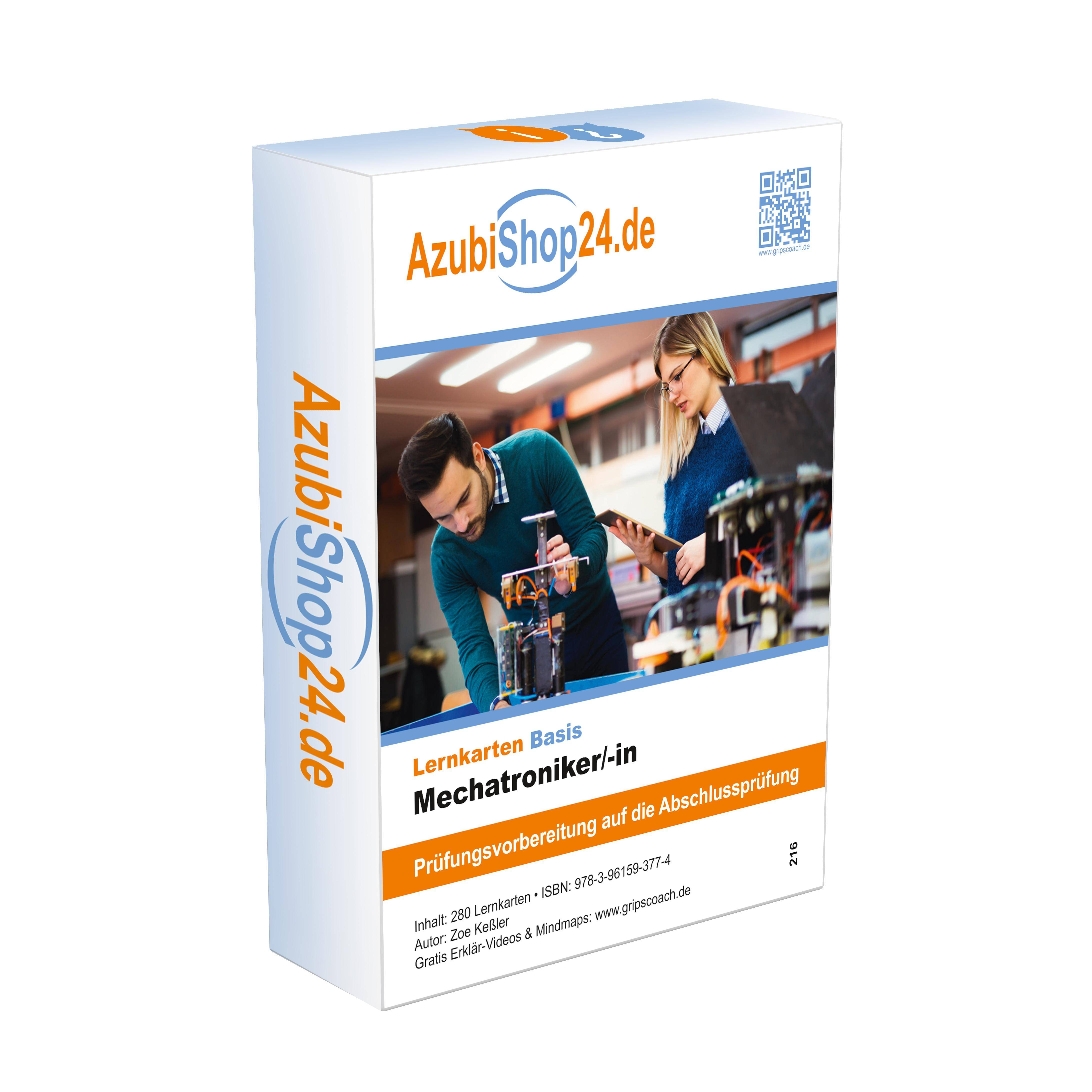 AzubiShop24.de Kombi-Paket Lernkarten Mechatroniker /in. Prüfung. Ausbildung Prüfung Kombi-Paket Mechatroniker /in Ausbildung