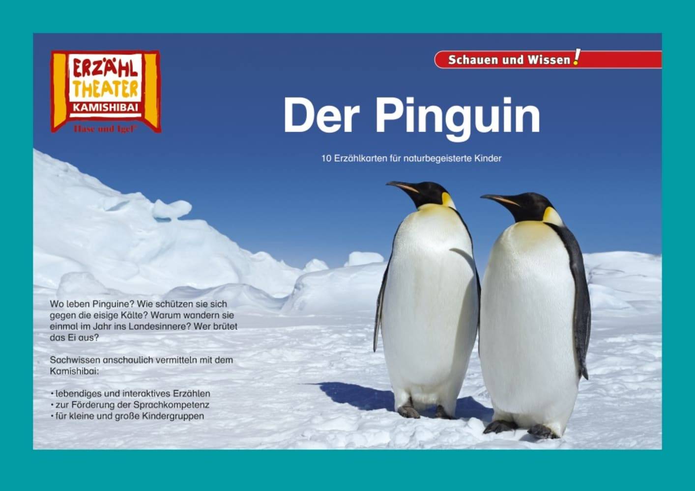 Kamishibai: Der Pinguin 10 Fotobildkarten für das Erzähltheater