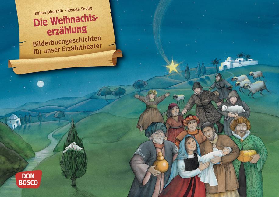 Die Weihnachtserzählung. Kamishibai Bildkartenset Bilderbuchgeschichten für unser Erzähltheater