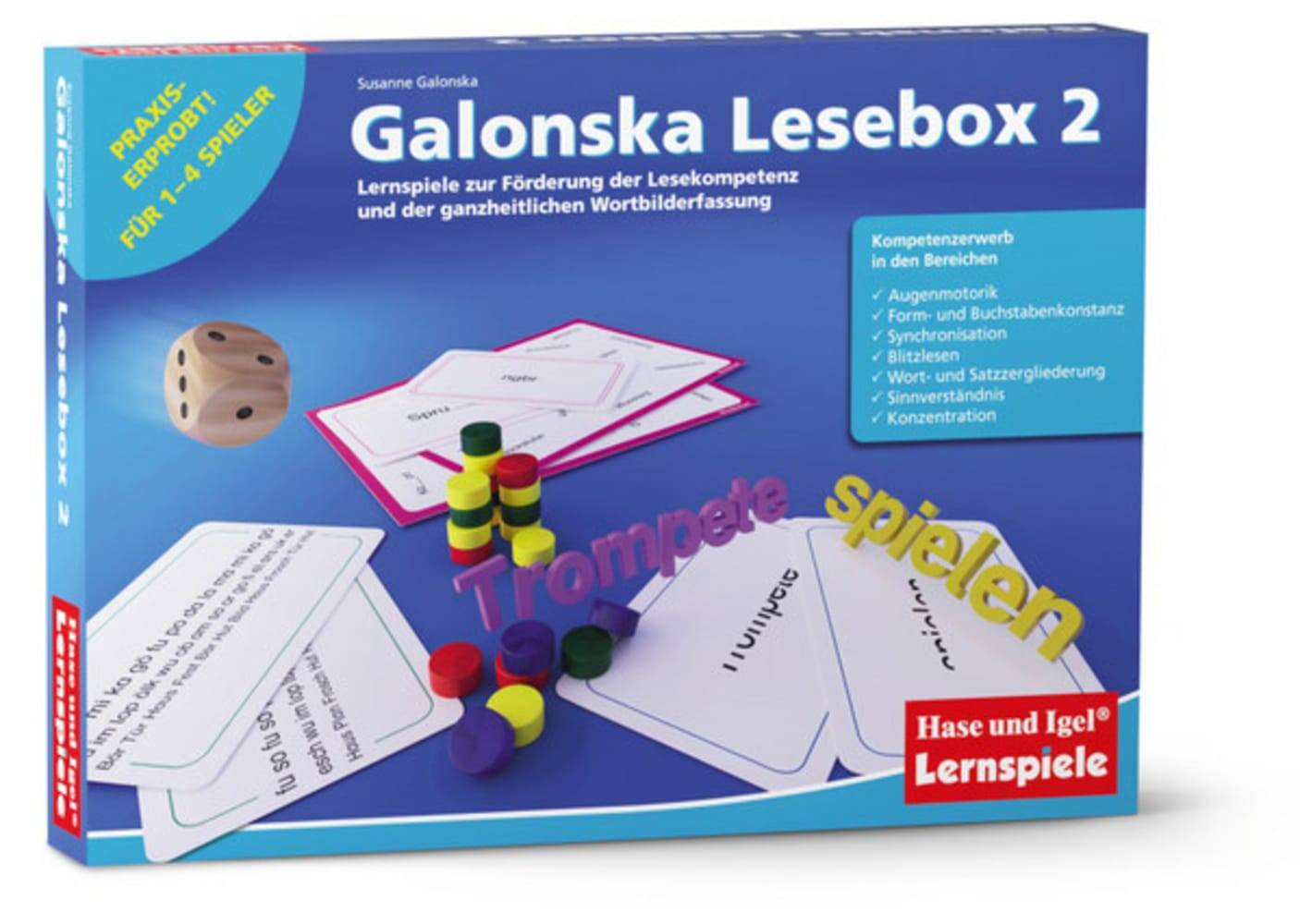 Galonska Lesebox 2 Lernspiele zur Förderung der Lesekompetenz und der ganzheitlichen Wortbilderfassung