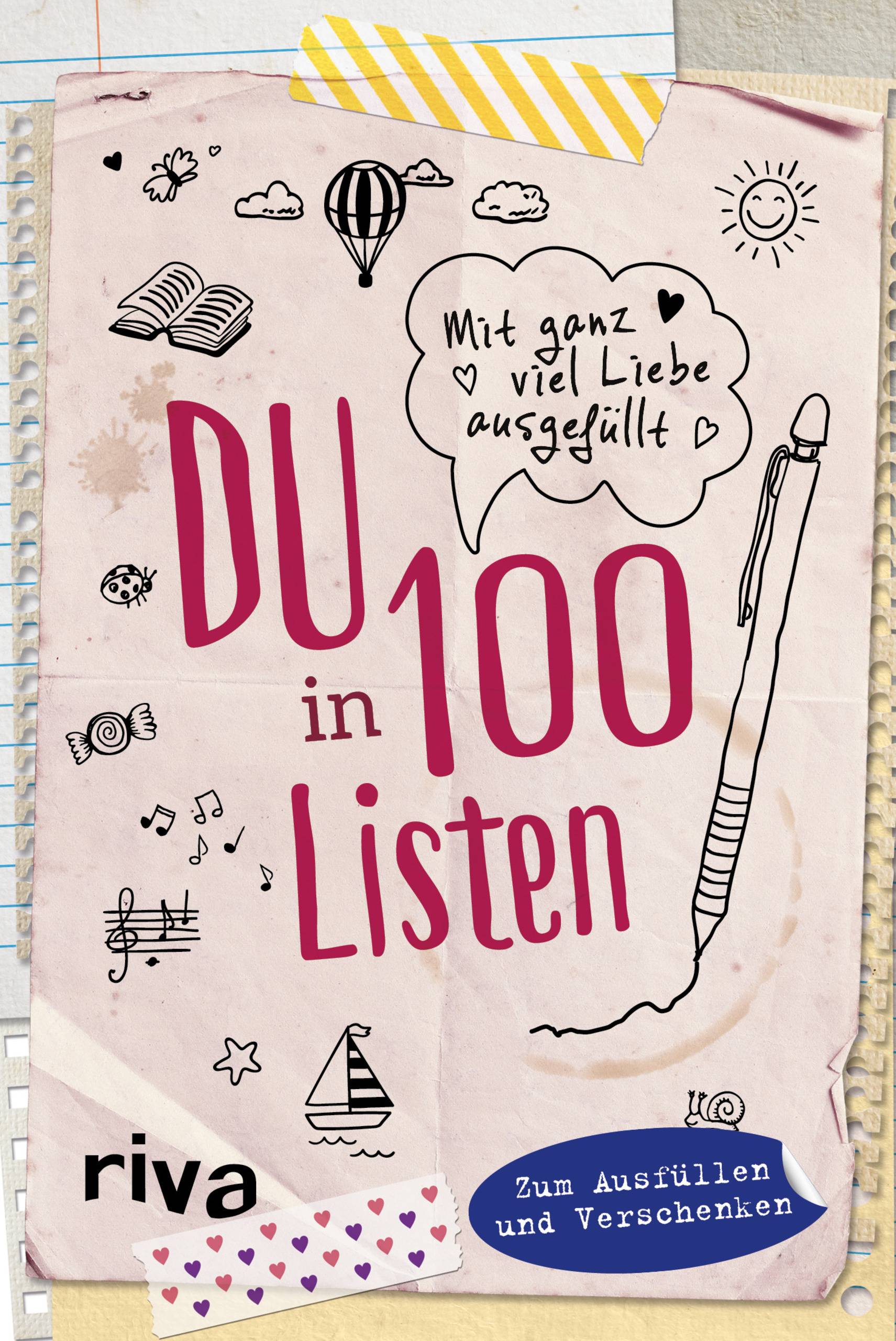 Du in 100 Listen Ein liebevolles Ausfüllbuch