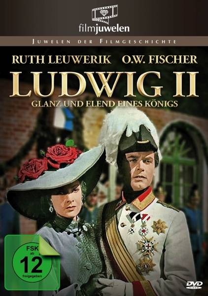 Ludwig II. - Glanz und Elend eines Königs Regie: Helmut Käutner, Schauspieler: Klaus Kinski/O W Fischer/Ruth Leuwerik, D 1955, FSK ab 12, DVD - Vide