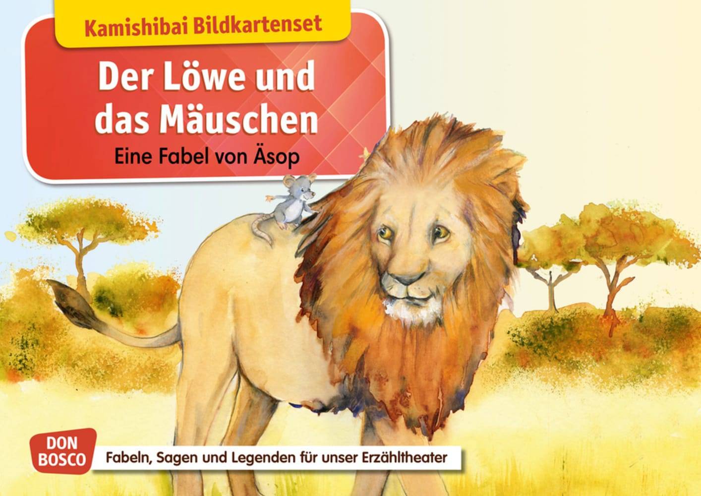 Der Löwe und das Mäuschen. Eine Fabel von Äsop. Kamishibai Bildkartenset Entdecken - Erzählen - Begreifen: Fabeln, Sagen und Legenden