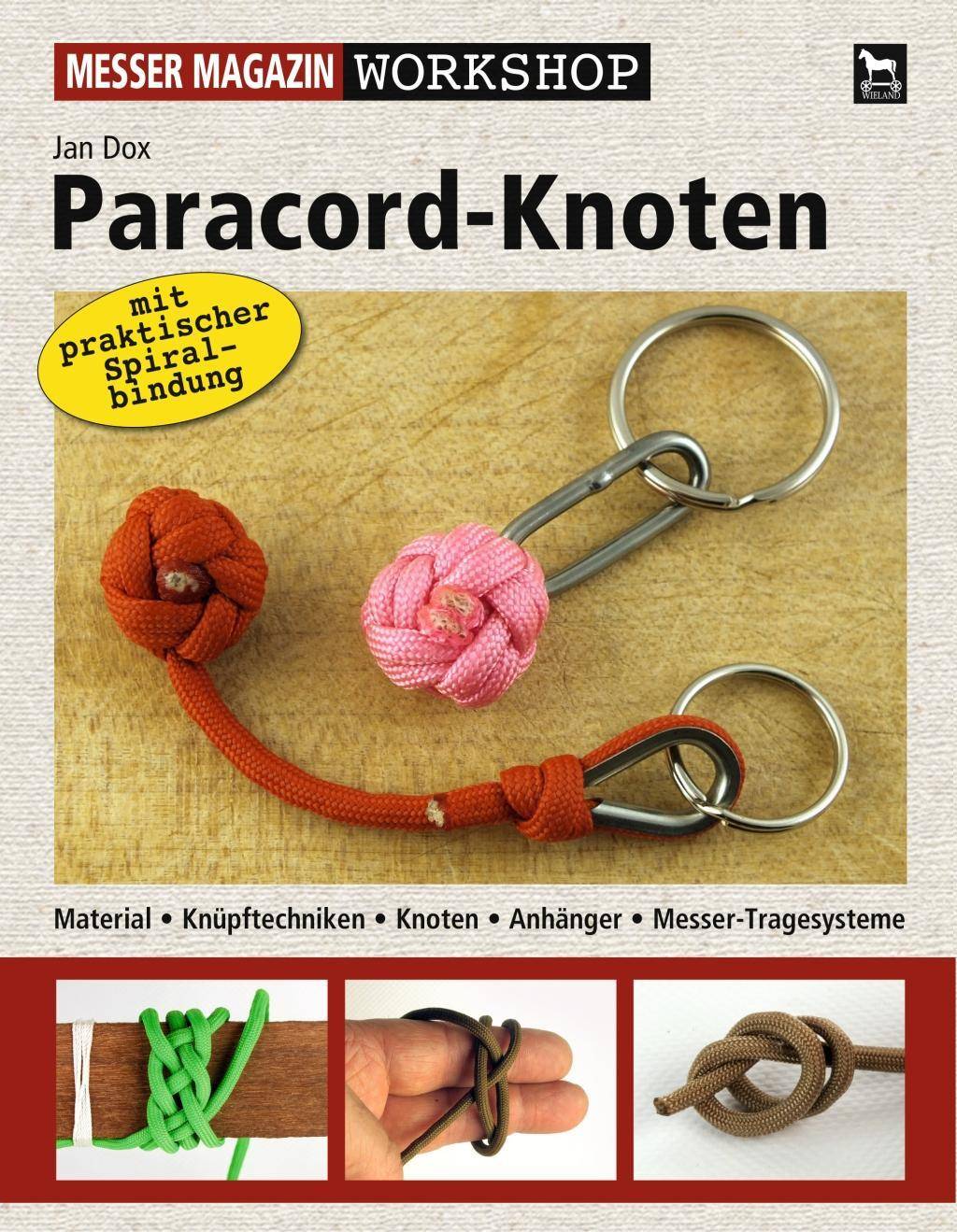 Paracord-Knoten Material, Knüpftechniken, Knoten, Anhänger, Messer-Tragesysteme