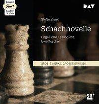 Schachnovelle, 1 Audio-CD, Ungekürzte Lesung (1 mp3-CD), Lesung