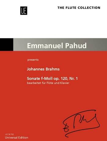 Sonate Emmanuel Pahud presents. op. 120/1. für Flöte und Klavier.