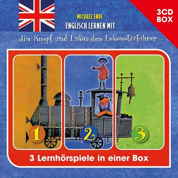 Englisch lernen mit Jim Knopf dem Lokomotivführer, 3 Audio-CDs 3 Lernhörspiele in einer Box