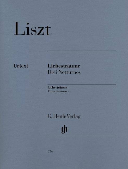 Liszt, Franz - Liebesträume, 3 Notturnos Besetzung: Klavier zu zwei Händen