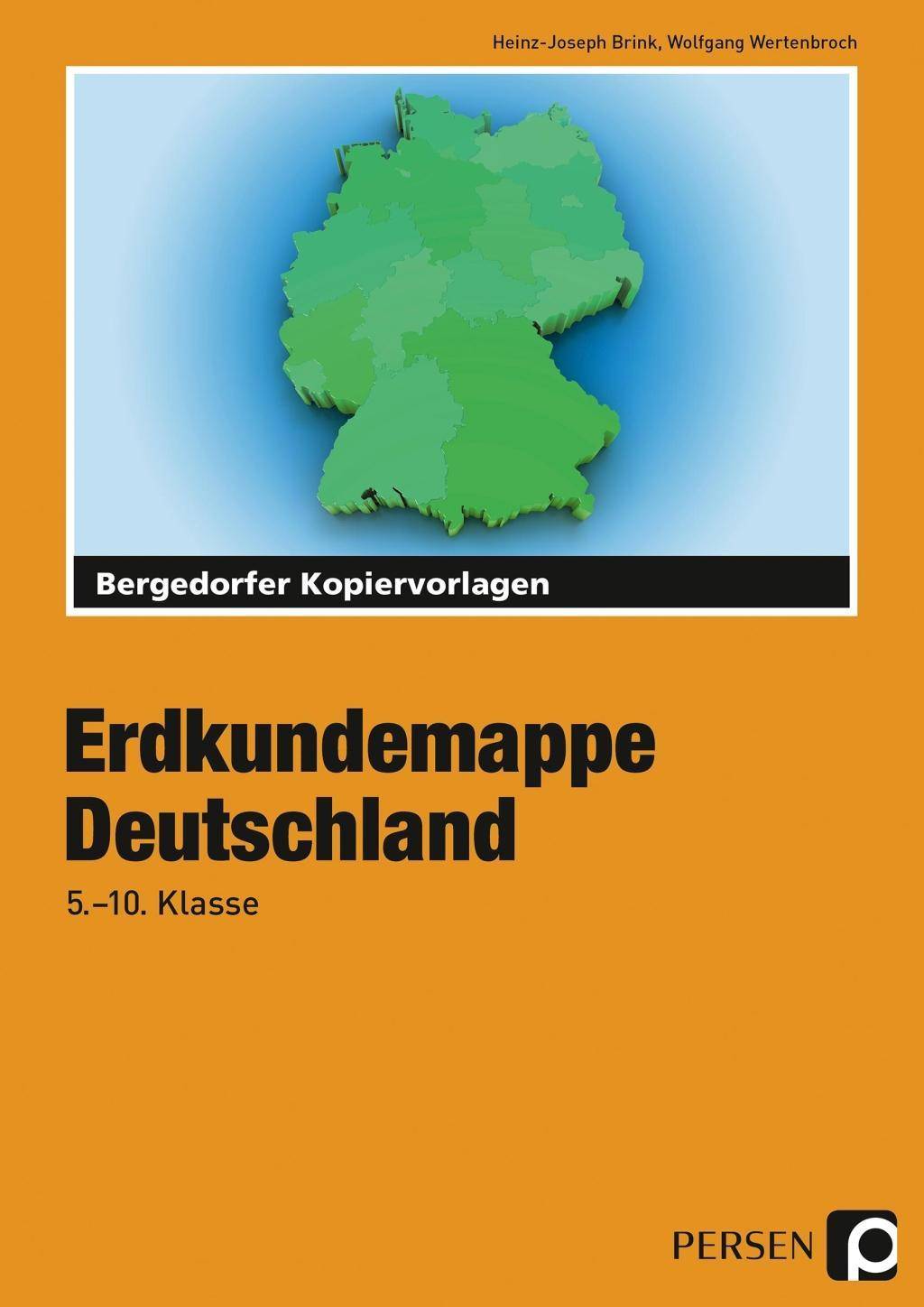 Erdkundemappe Deutschland 5. bis 10. Klasse