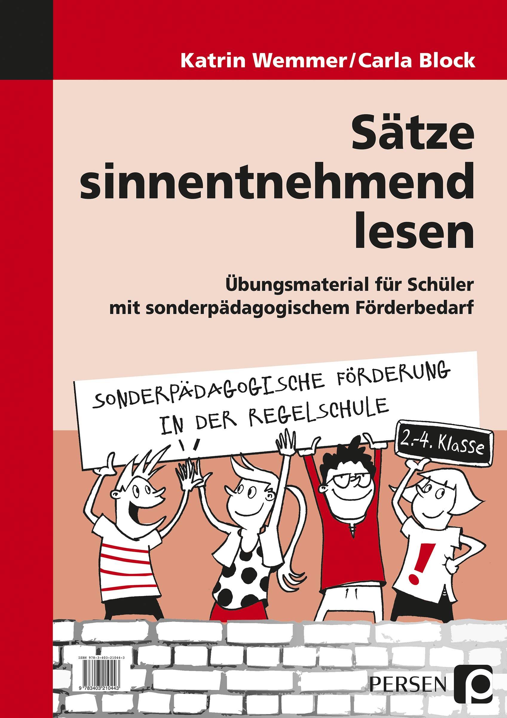 Sätze sinnentnehmend lesen Übungsmaterial für Schüler mit sonderpädagogischem Förderbedarf (2. bis 4. Klasse)