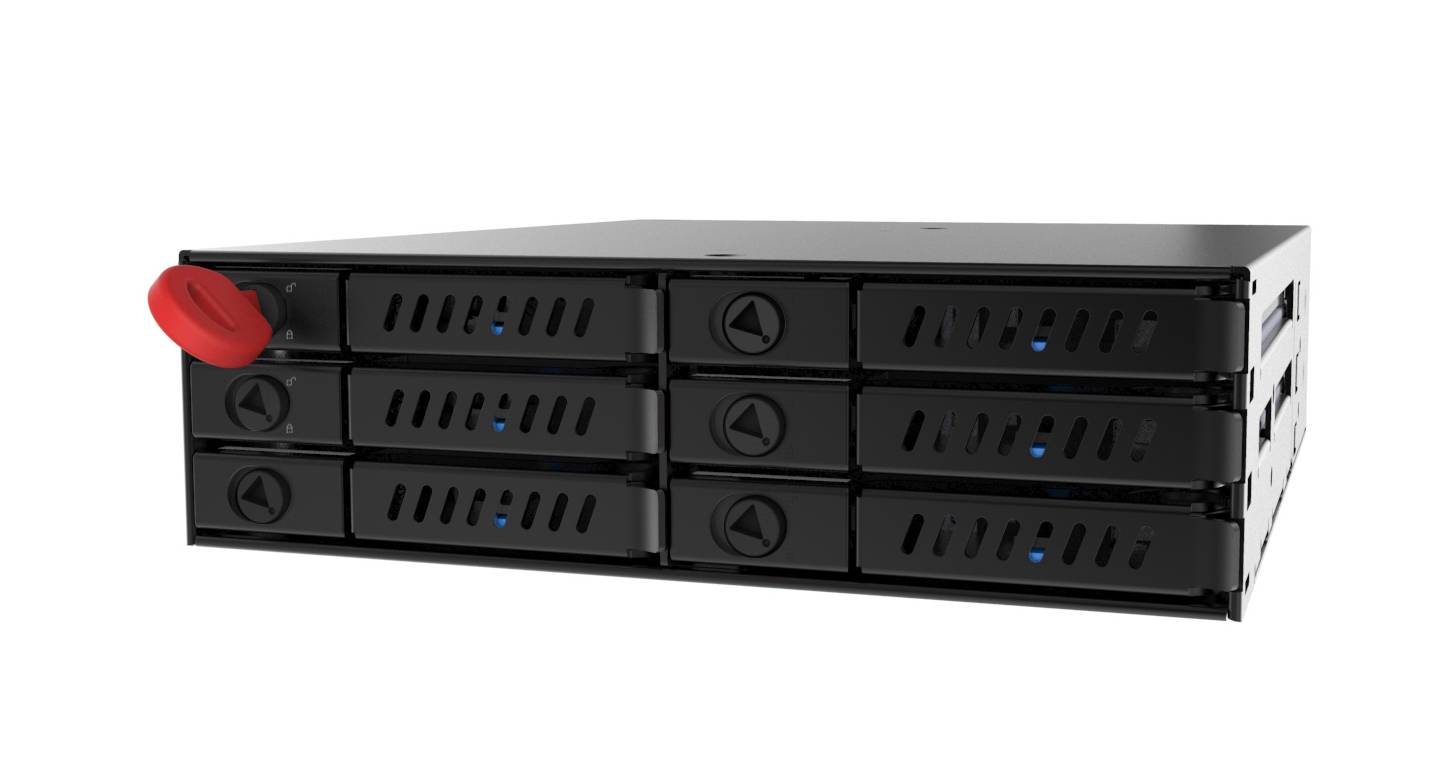 Chieftec CMR-625 - Mobiles Speicher-Rack - 2.5"" (6.4 cm)