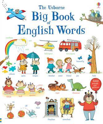 Usborne Big Book Of English Words 1000 Words with Pictures