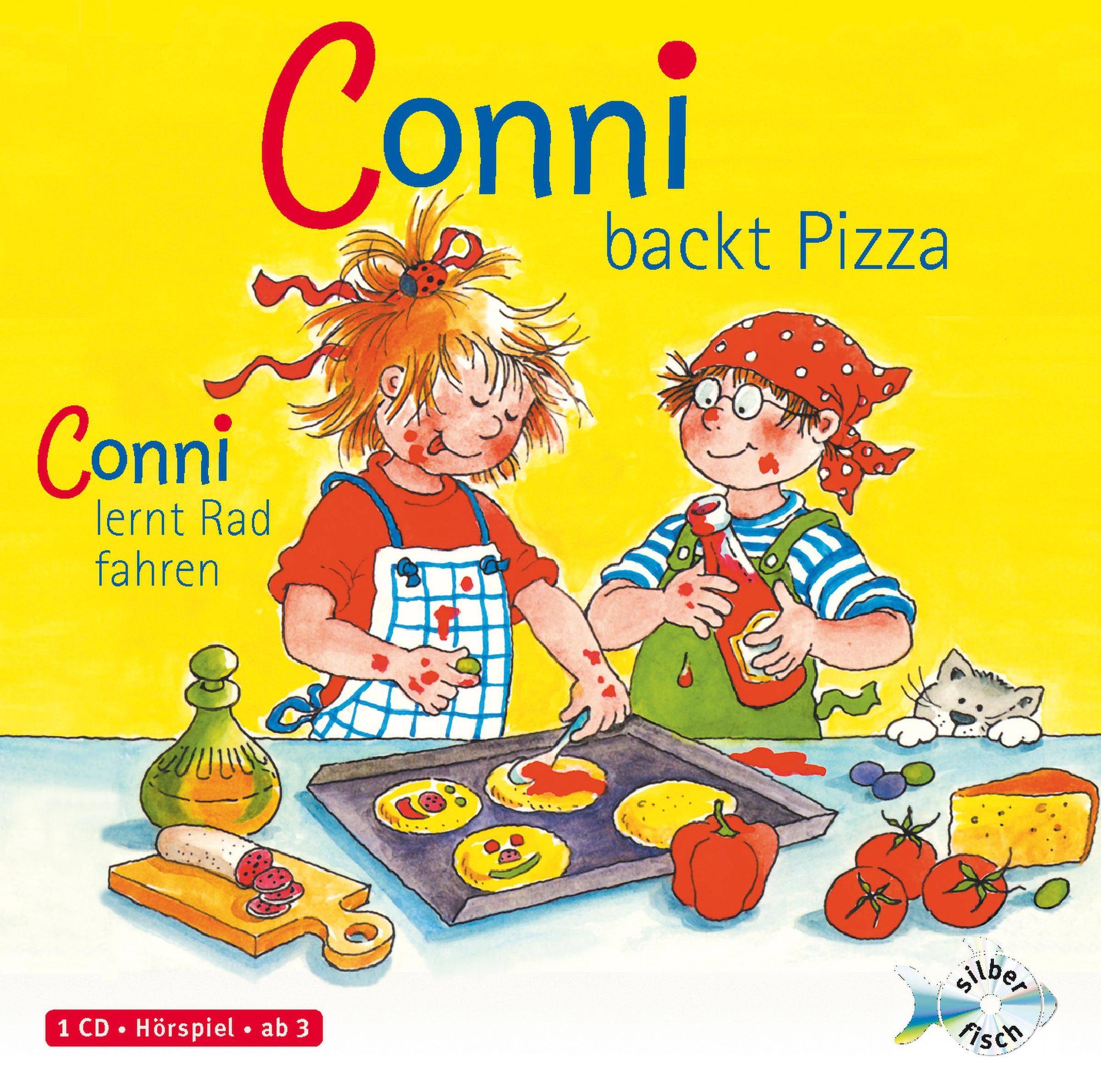 Conni backt Pizza / Conni lernt Rad fahren, 1 Audio-CD Meine Freundin Conni 8 - Silberfisch, CD, Meine Freundin Conni - ab 3