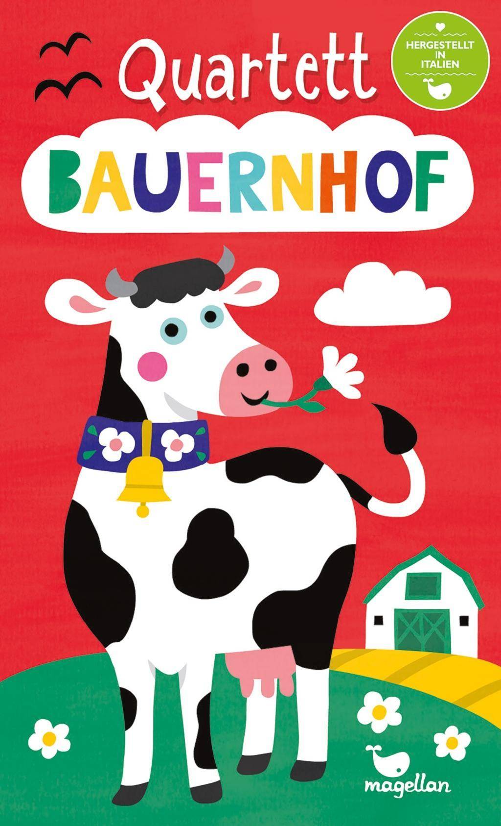Quartett - Bauernhof Kartenspiel für 3-6 Spieler