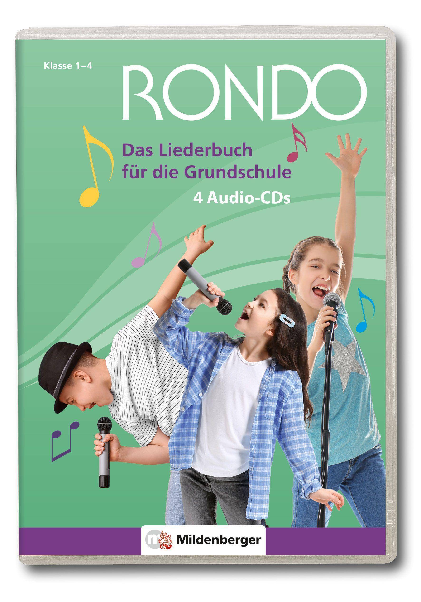 RONDO - Das Liederbuch für die Grundschule, 4 Audio-CD Klasse 1-4