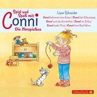 Spiel und Spaß mit Conni, Audio-CD »Conni bekommt eine Katze«, »Conni hat Geburtstag«, »Conni und das Kinderfest«, »Conni im Zirkus«, »Conni