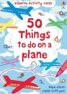 50 Things to Do on a Plane (Spiel) Usborne Activity Cards