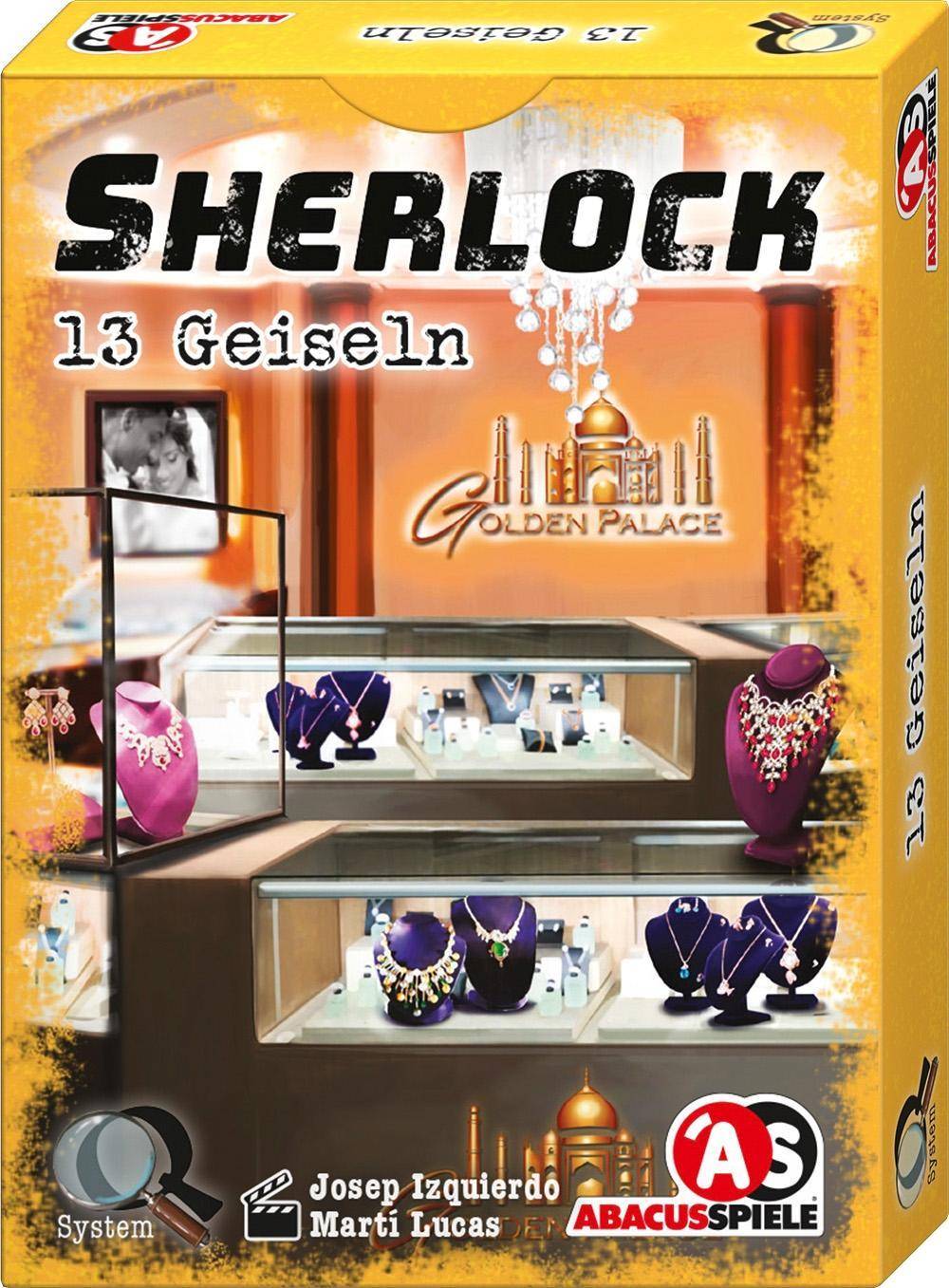 Sherlock - 13 Geiseln Spieleranzahl: 1-8, Spieldauer (Min.): 60, Kartenspiel, Sherlock