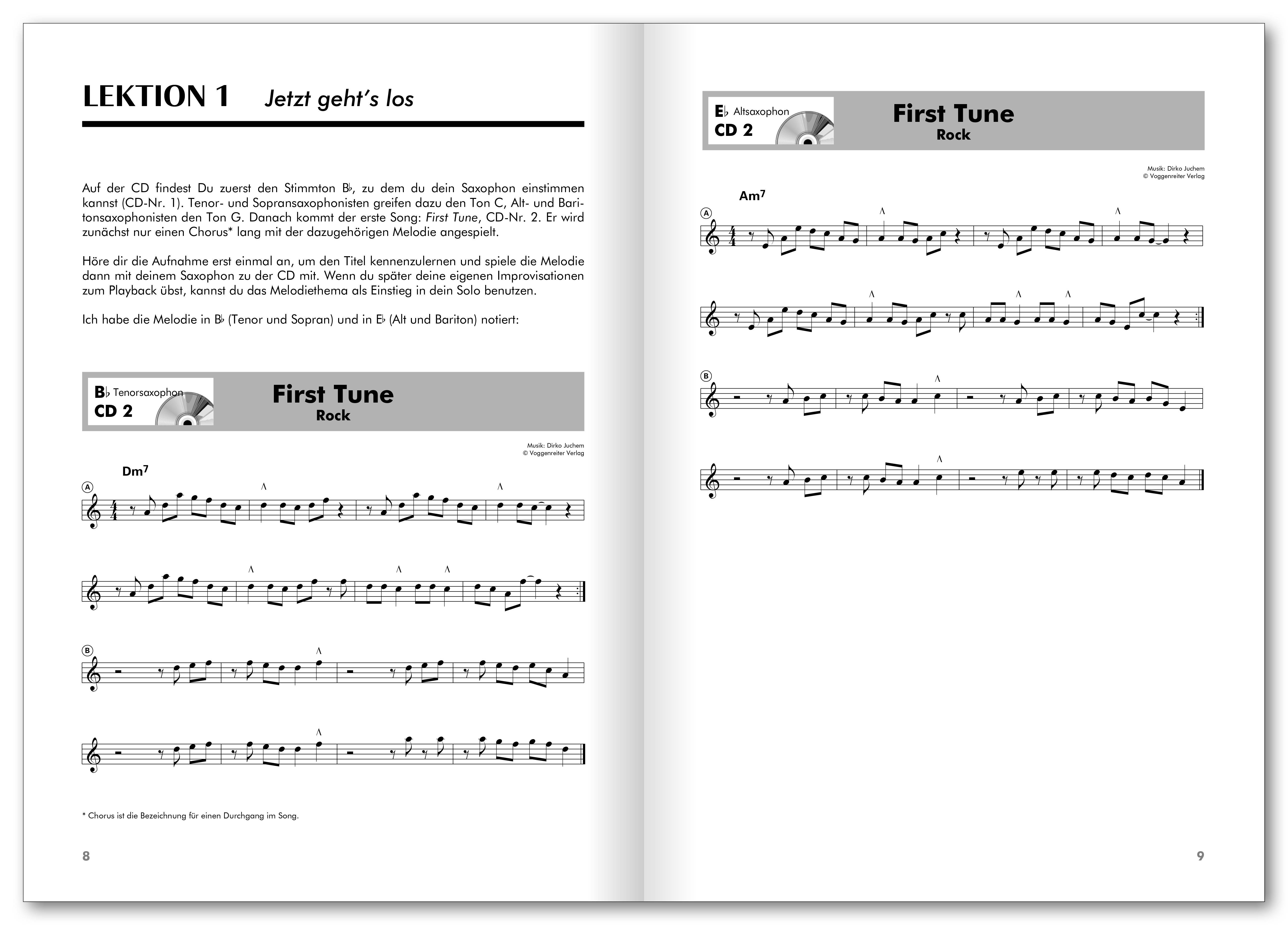 Saxophon Improvisation, mit Audio-CD Akkorde, Scales, Licks, Pattern, Übungen und Warm Ups. Rock, Blues, Reggae, Jazz, Soul, Pop. Für alle Saxophone