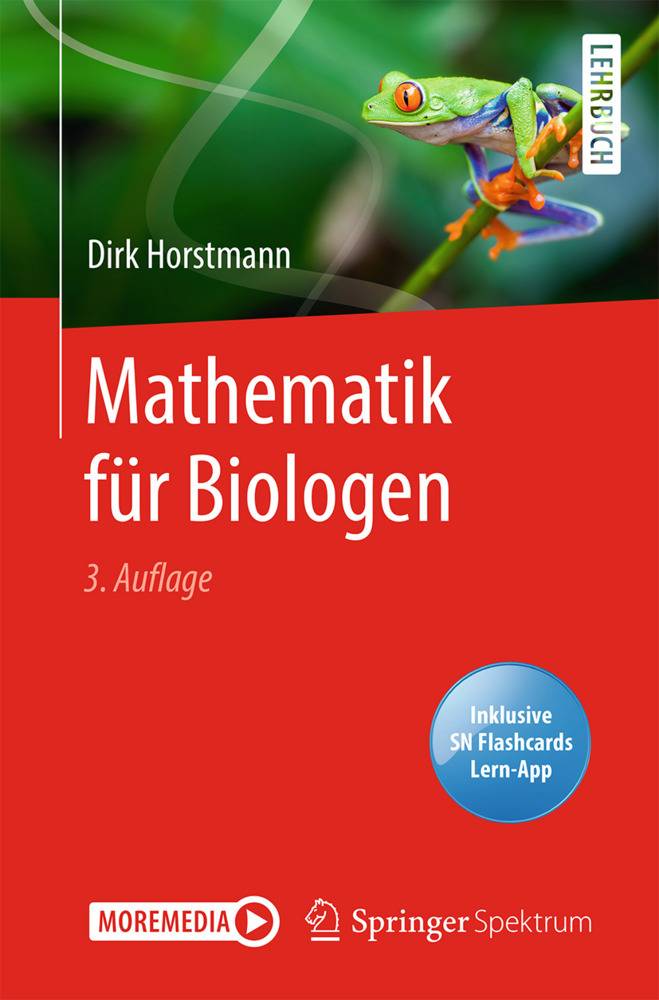 Mathematik für Biologen Moremedia. Inklusive SN Flashcards Lern-App