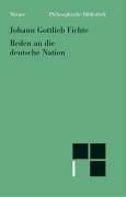 Reden an die deutsche Nation Einl. u. hrsg. v. Alexander Aichele