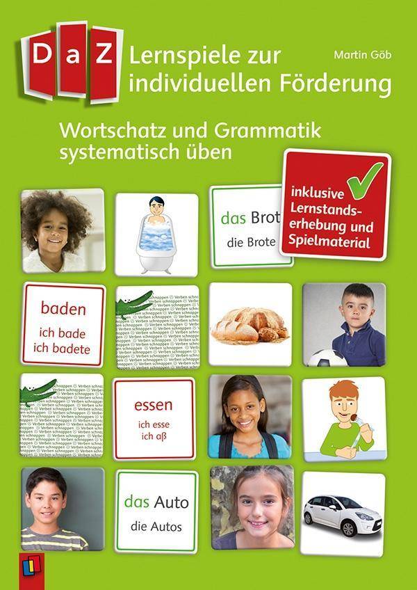 DaZ-Lernspiele zur individuellen Förderung Wortschatz und Grammatik systematisch üben - inklusive Lernstandserhebung und Spielmaterial