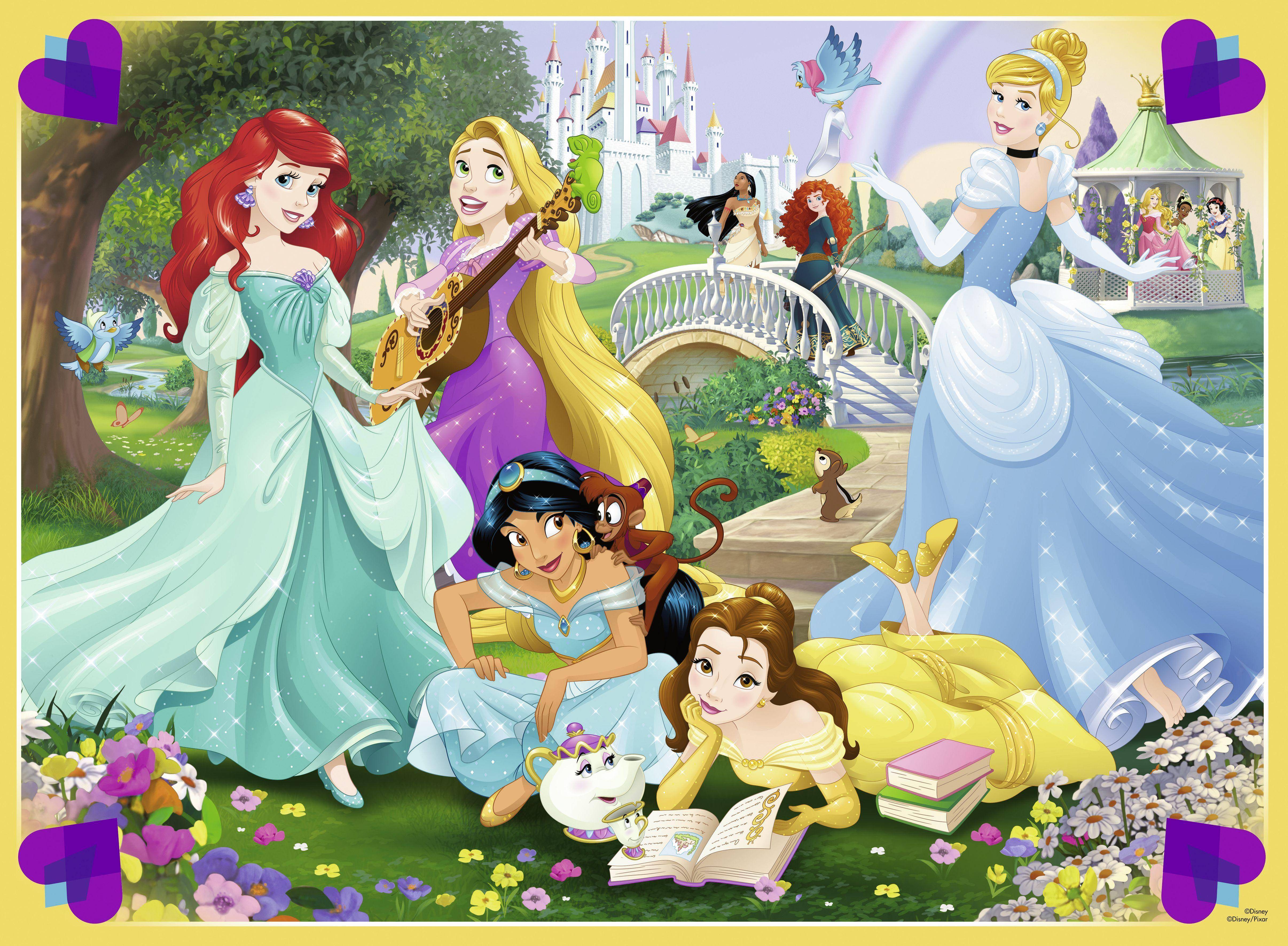 Wage deinen Traum! (Puzzle) Anzahl Teile: 100, Maße (B/H): 49 x 36 cm, XXL Puzzle, Premium Puzzle, Perfect Age Fit, Disney Prinzessinnen