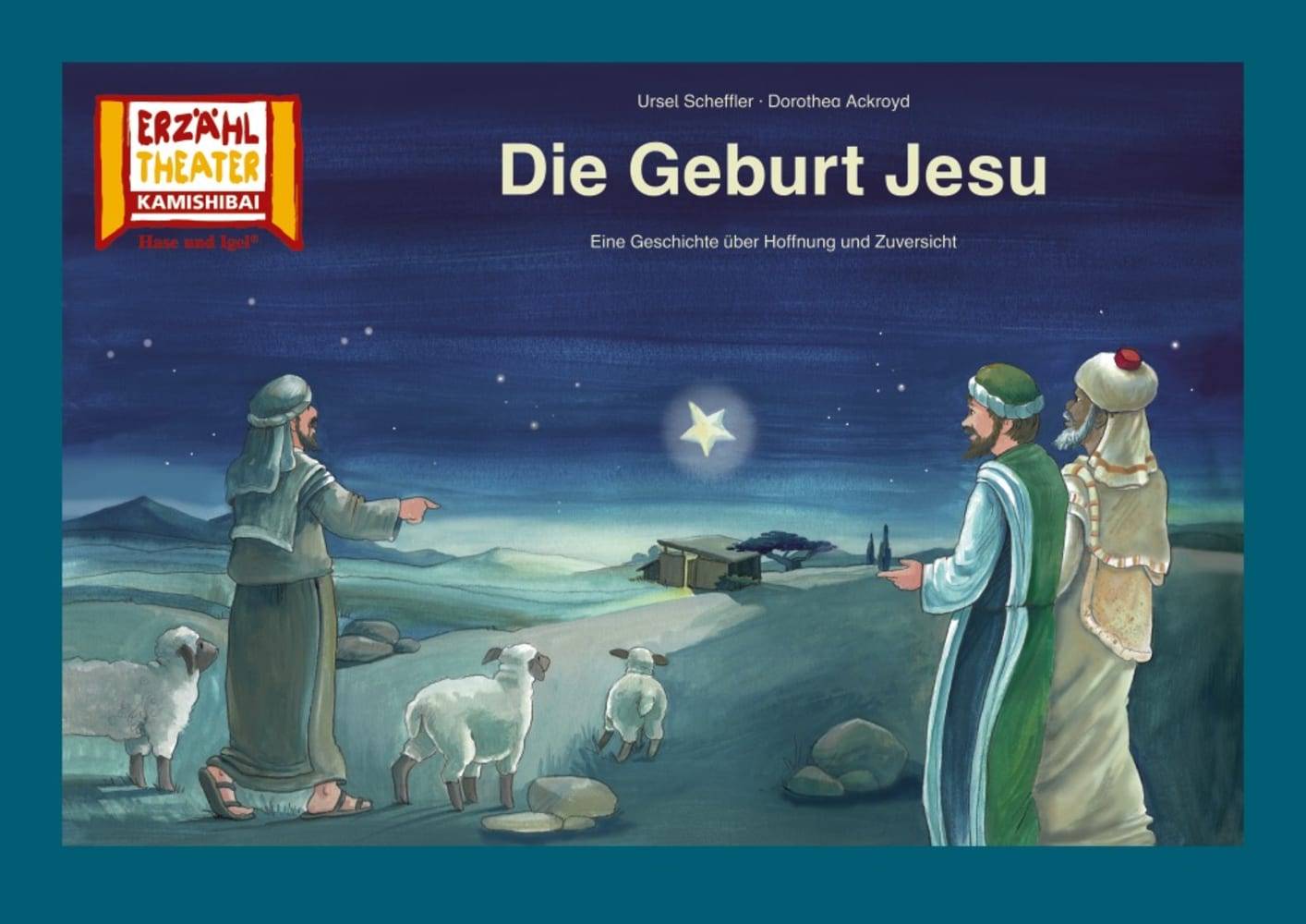 Kamishibai: Die Geburt Jesu 8 Bildkarten für das Erzähltheater