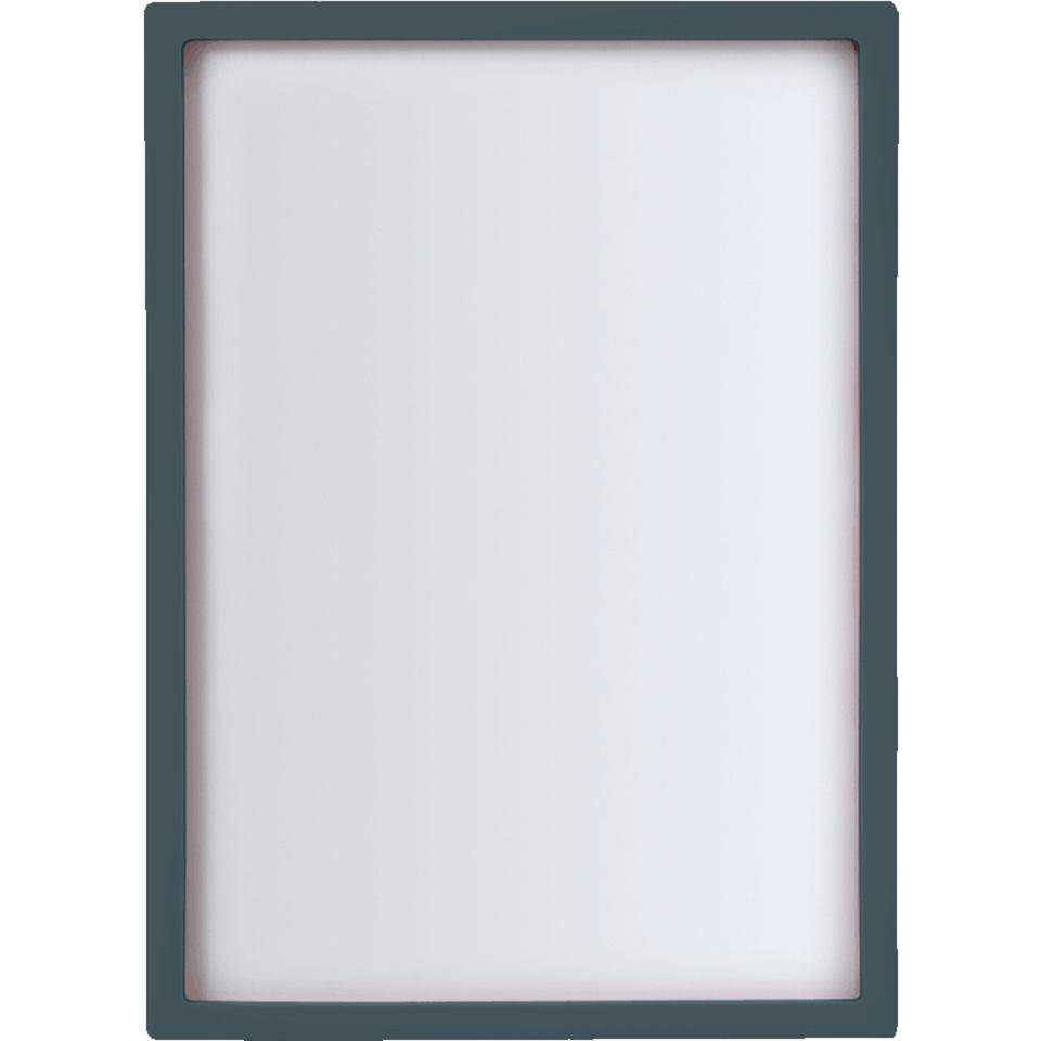 Aushangrahmen, grau, Kunststoff, Einlegemaß DIN A4, 307x223x24mm