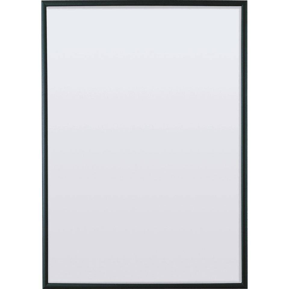 nielsen® Wechselrahmen Undercover Classic, schwarz-matt, Aluminium, DIN A4, 210x297mm
