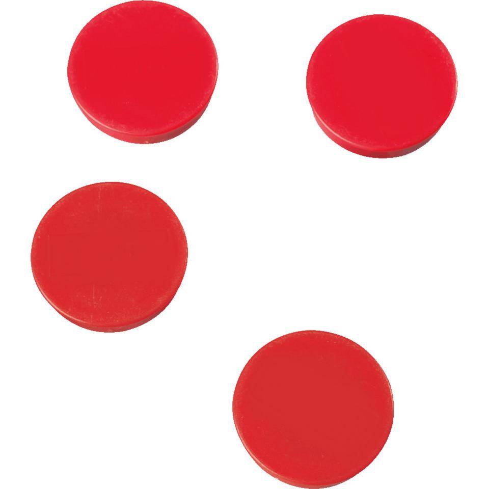 Magnete, rot, Ø 20mm, 10/VE