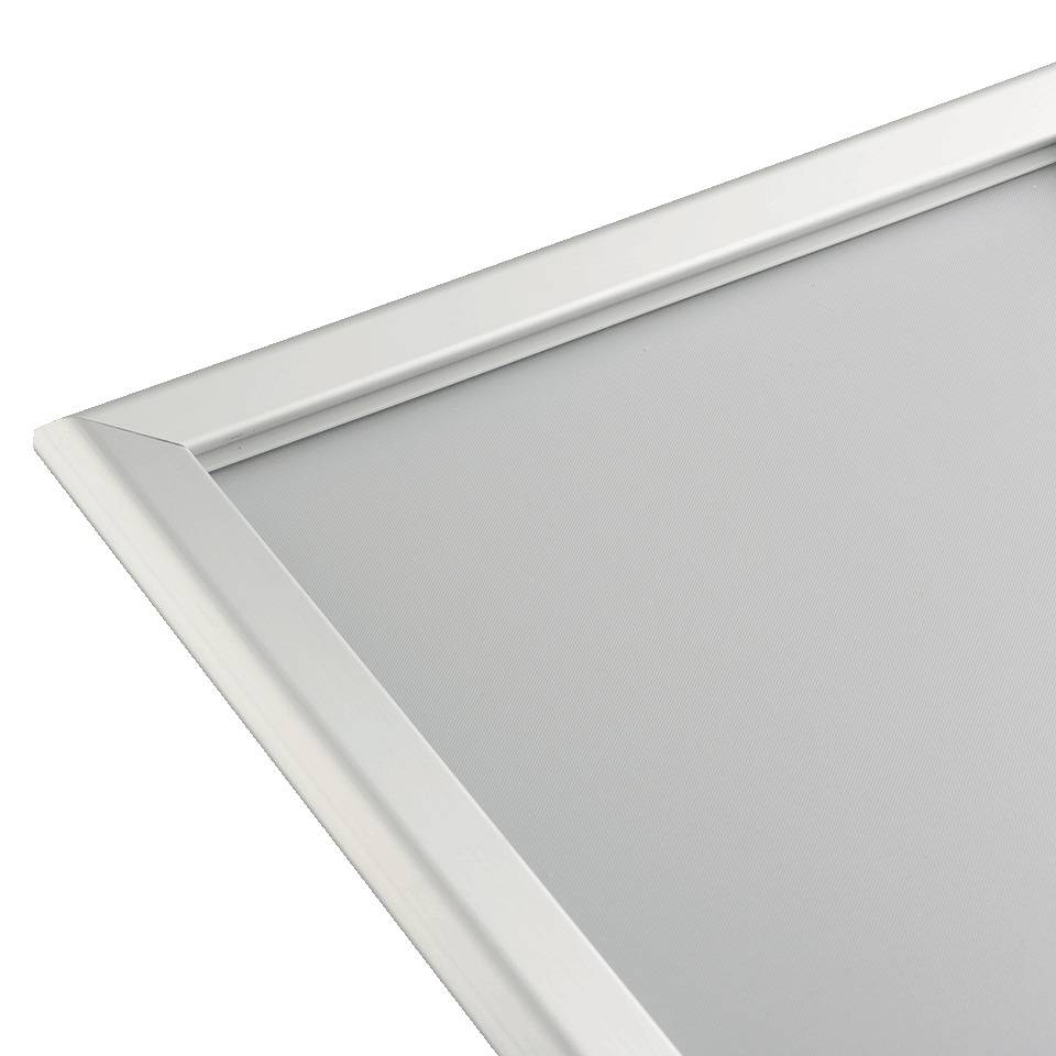 Klapprahmen, mit spitzen Ecken, silber, Aluminium, Profilbreite 20mm, DIN A1