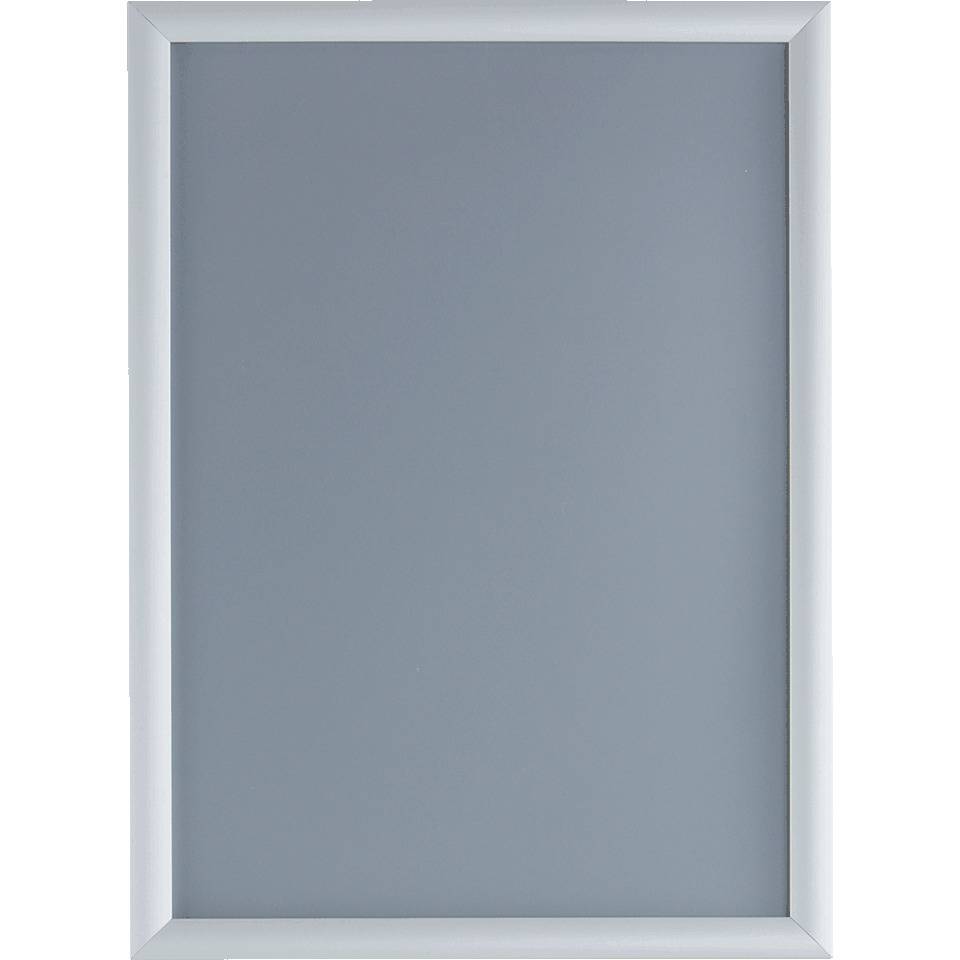 Klapprahmen, mit spitzen Ecken, silber, Aluminium, Profilbreite 20mm, DIN A3
