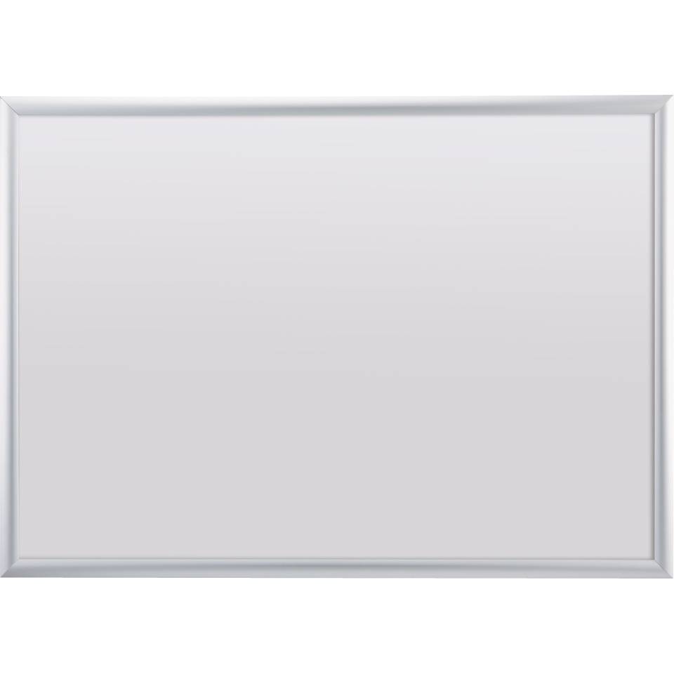 Klapprahmen Snap frame, B1, spitze Ecken, silber, Aluminium, Profil 25mm, 500x700mm