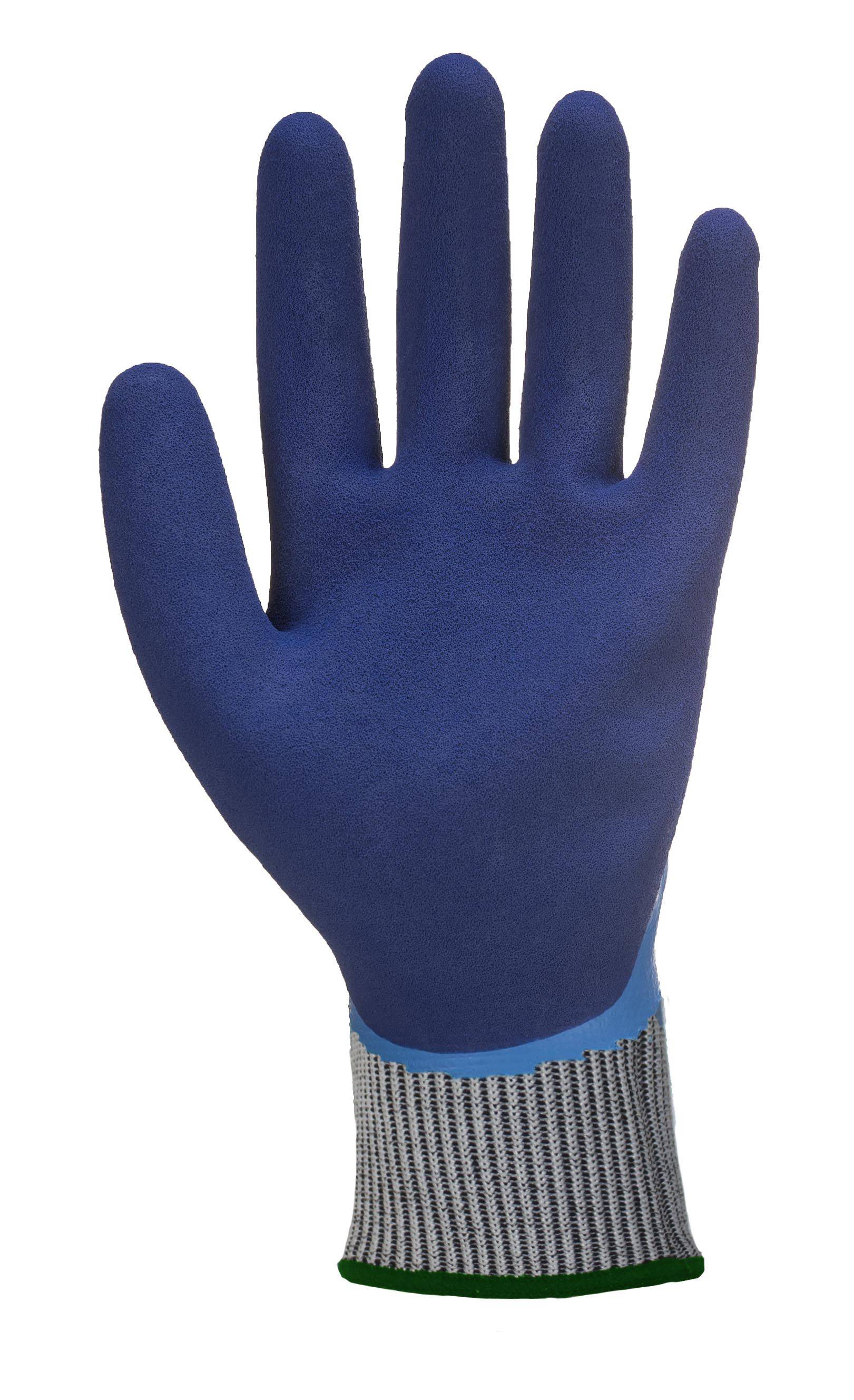 Portwest Cut D Liquid Pro HR Handschuh Farbe: Blau, Gr.: 8 (M)