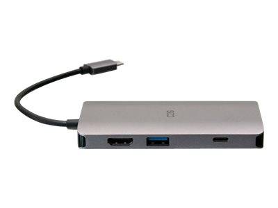 C2G USB-C® Mini Dock with HDMI, 2x USB-A, Ethernet, SD Card Reader, and USB-C Power Delivery up to 100W