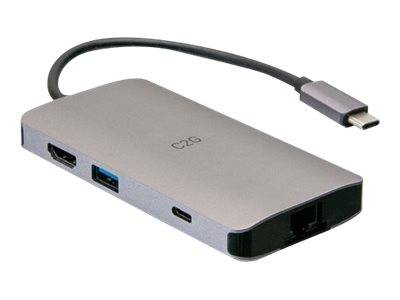C2G USB-C® Mini Dock with HDMI, 2x USB-A, Ethernet, SD Card Reader, and USB-C Power Delivery up to 100W